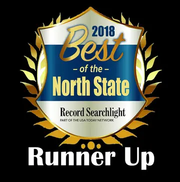 Best of the North State 2018 Runner Up badge from the Record Searchlight